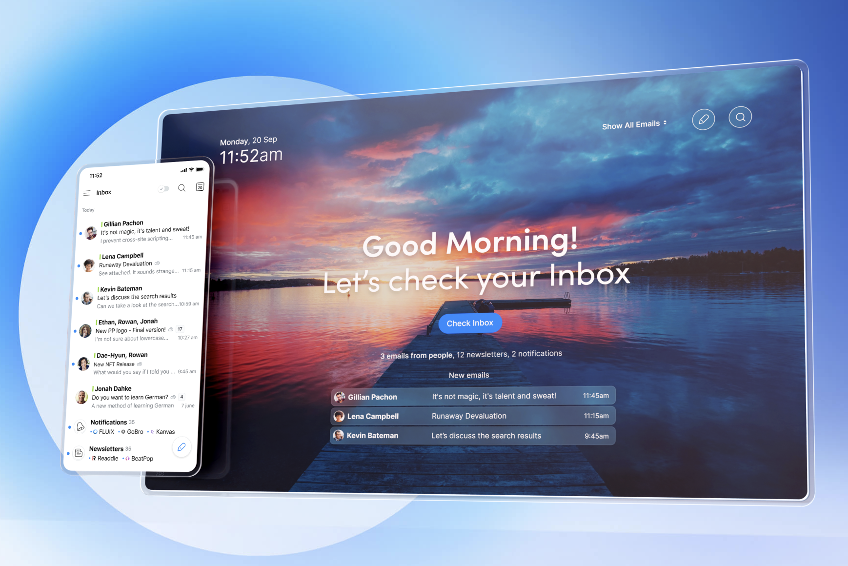 Spark mail app